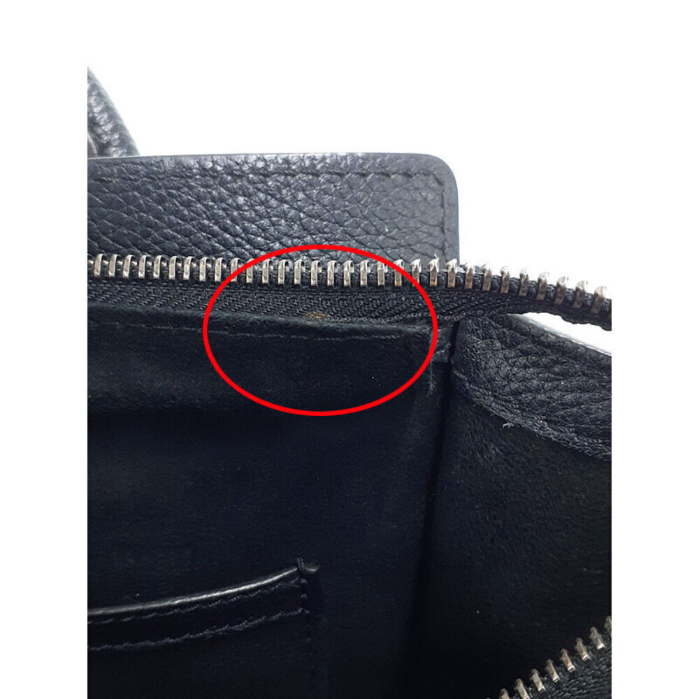 Celine Shopper Leather Shoulder Bag - Picture 5 of 9
